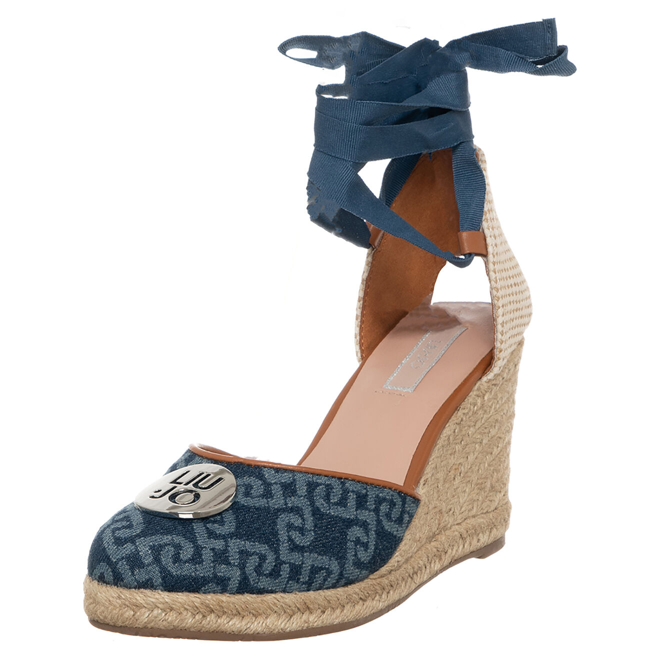 Liu-Jo Espadrilles compensées Damita denim - Talon 9 cm