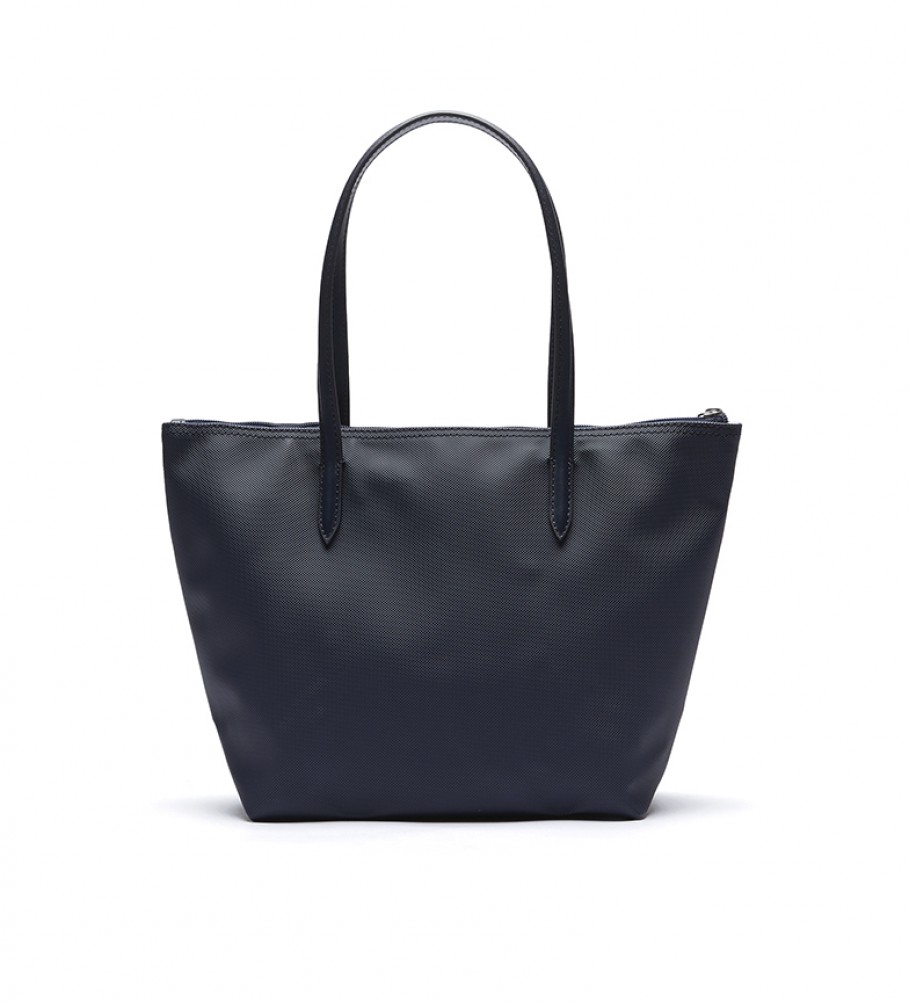 Bolsa Lacoste L.12.12 Concept azul marinho - 24x24,5x14,5cm
