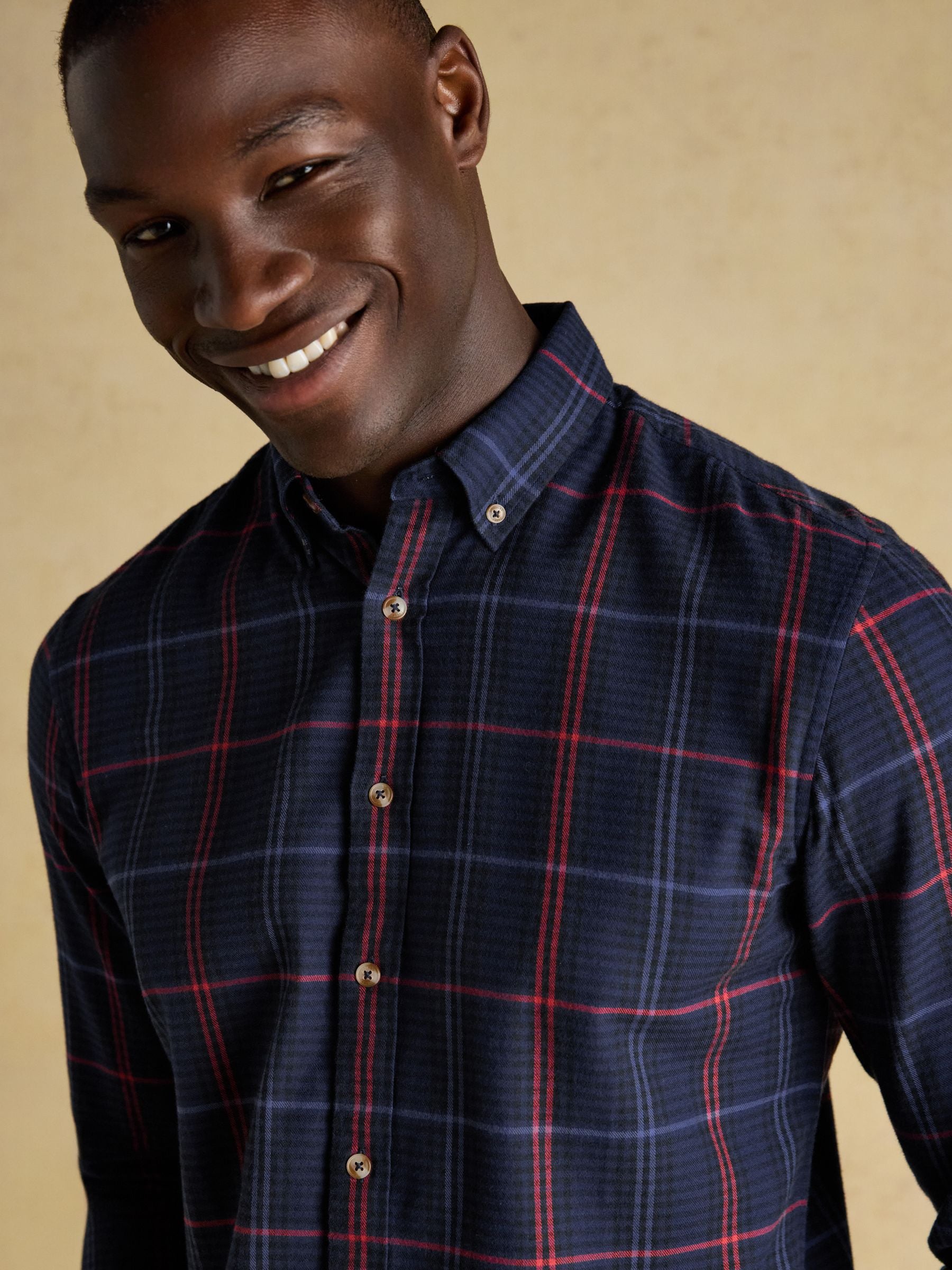 Joules Lightweight Brushed Flannel Cotton Shirt