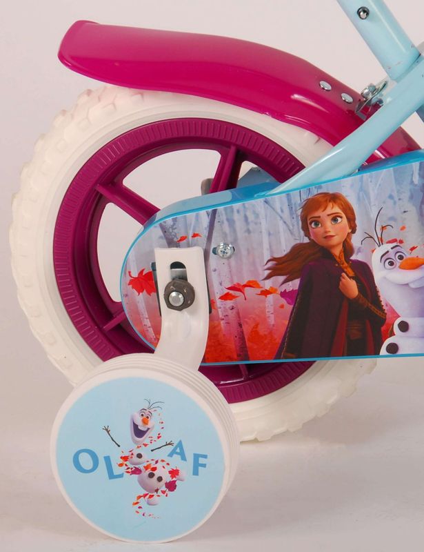 Disney - Frozen 2 - Kinderfiets - Blauw/Paarse - Doortrapper