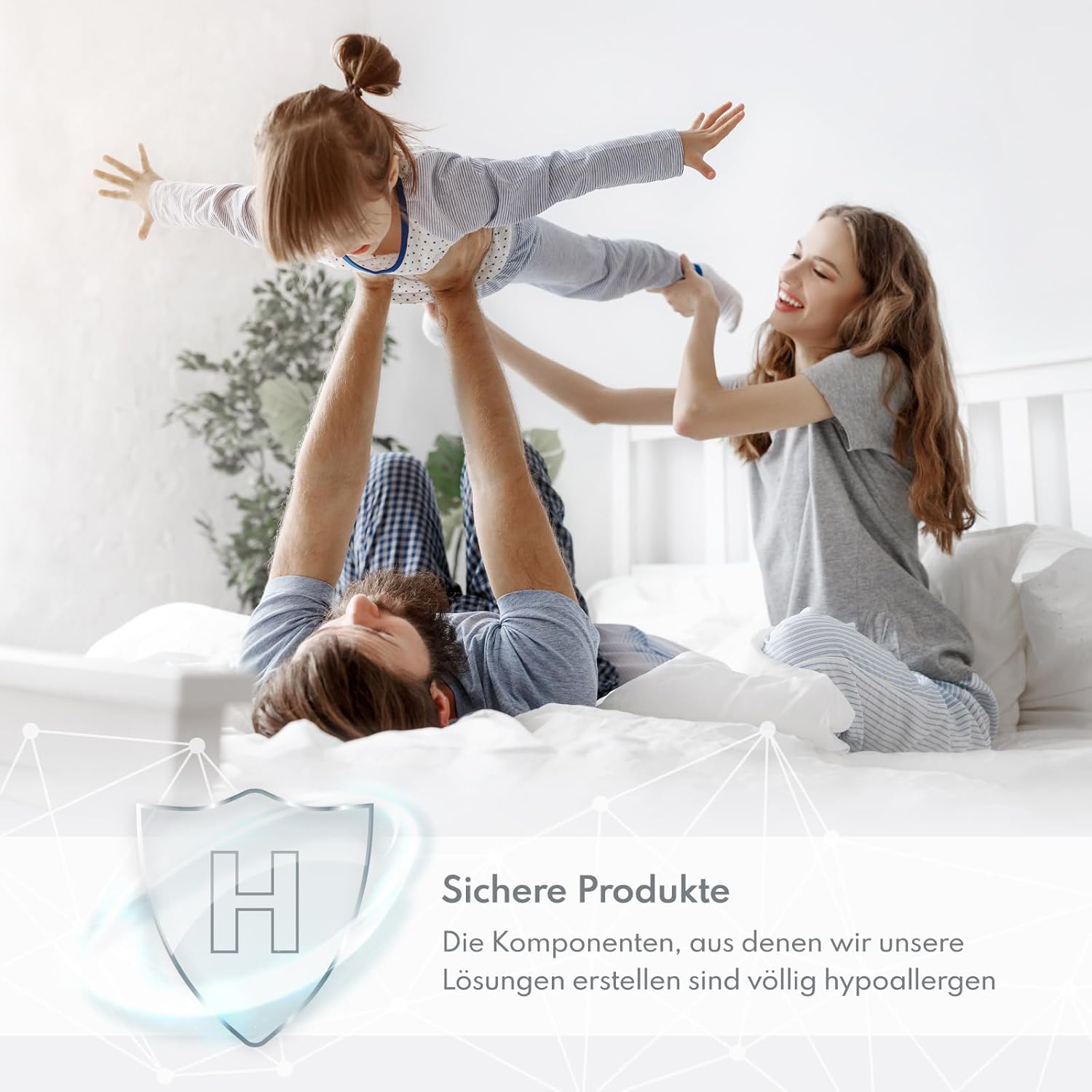 FDM Massage Matratze 90x200 cm Taschenfederkern Höhe 17 cm Härtegrad H3 7-Liegezonen Öko-Tex Allergikergeeignet Bezug Waschbar HR-Schaum