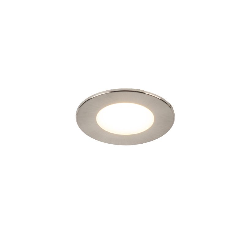 Inbouwspot rond staal incl. LED IP65 - Simply