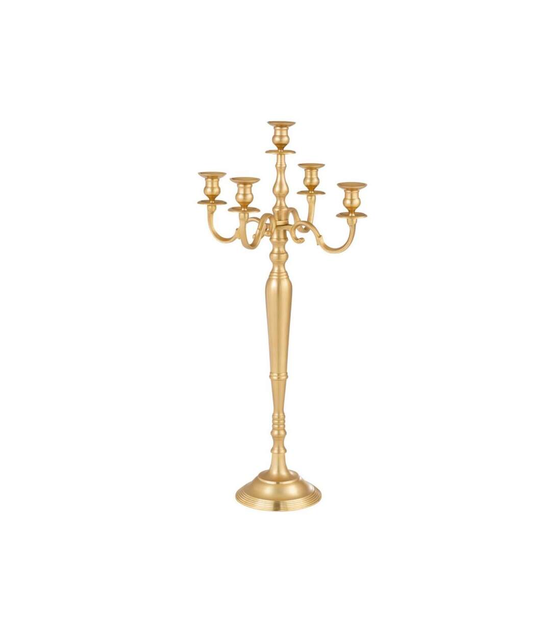 Paris Prix - Chandelier Déco 5 Supports 97cm Or