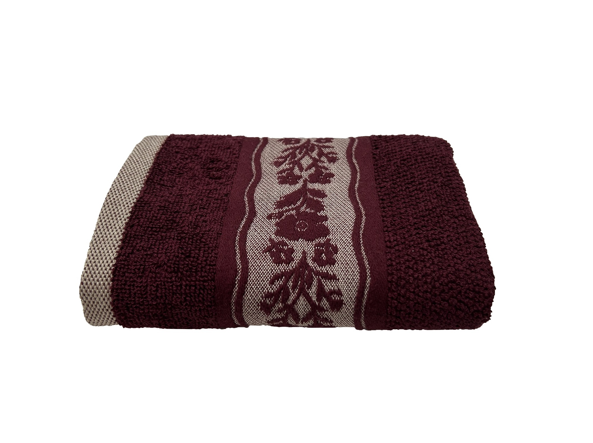 TOALHETE TURCO 500G BORDEAUX 30X50CM