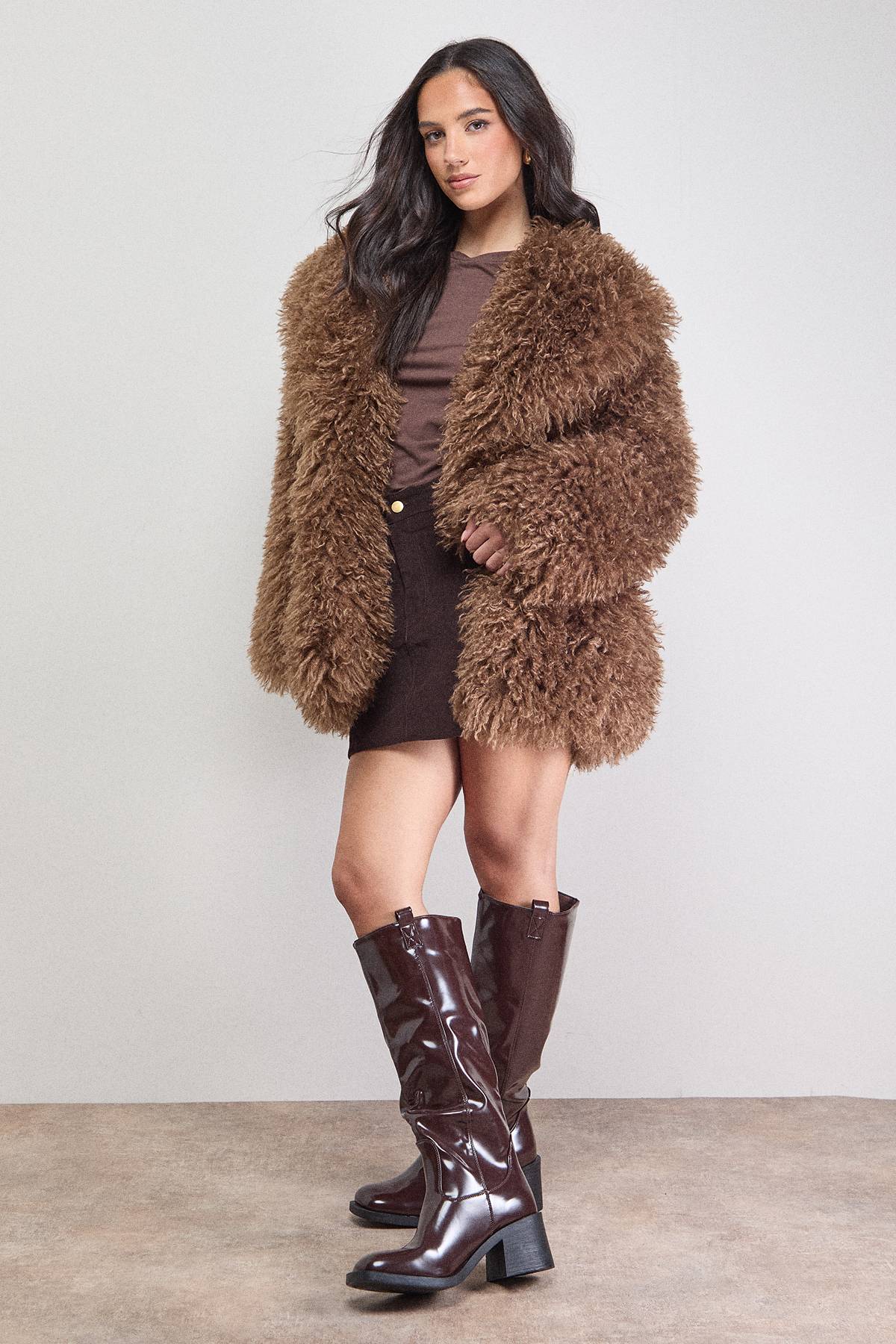 Oasis Bottes Hautes Luna en synthétique Brillant Style Gaucho