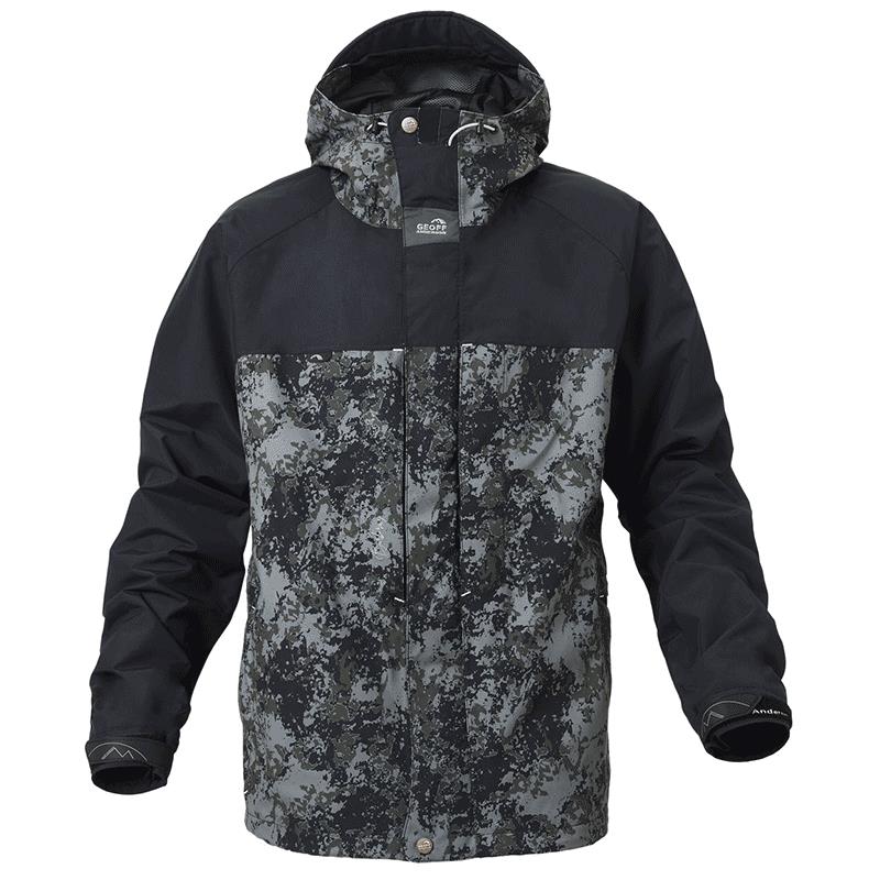 Veste Homme Geoff Anderson Barbarus 2 Jacket Lapwing Egg - Noir/Camou