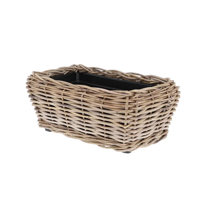Jan Kurtz - Palau Korb, 50 x 26 x 18 cm, Rattan natur
