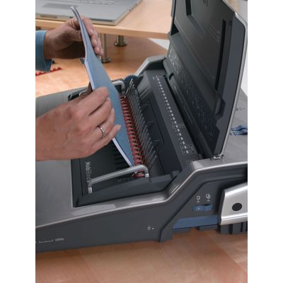 Fellowes Galaxy 500 - machine à relier / relieuse perforeuse manuelle - perfore 28 feuilles - relie 500f