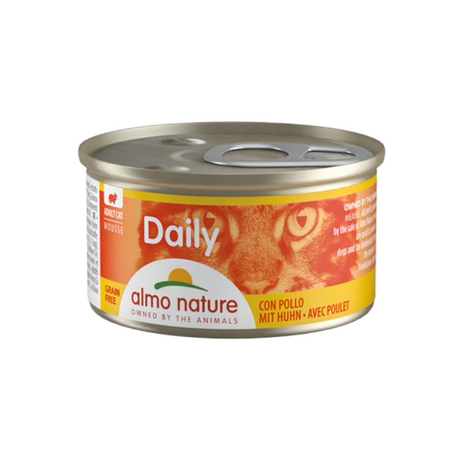 85 g Almo Nature Daily Menu Mousse de Pollo para gatos