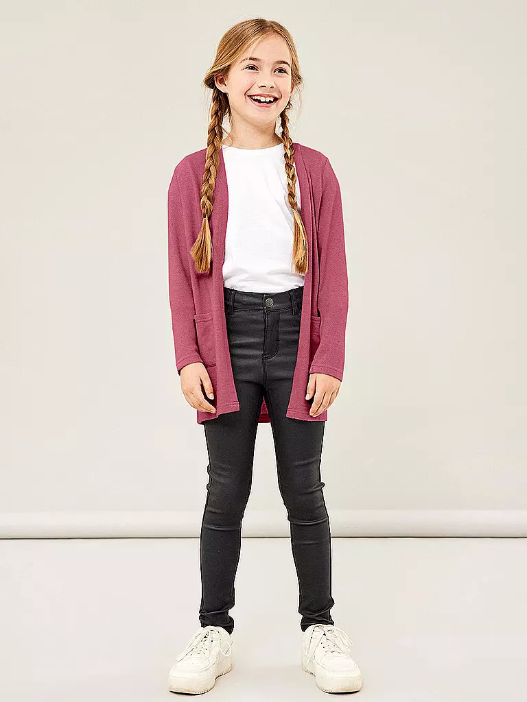 NAME IT Mädchen Strickjacke NKFVICTI pink
