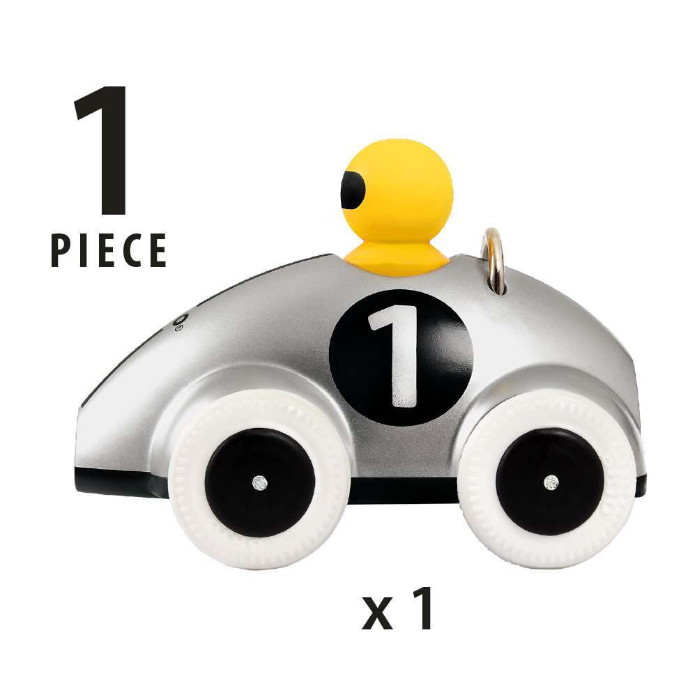 BRIO Spiel Push & Go Rennwagen Silber Edition