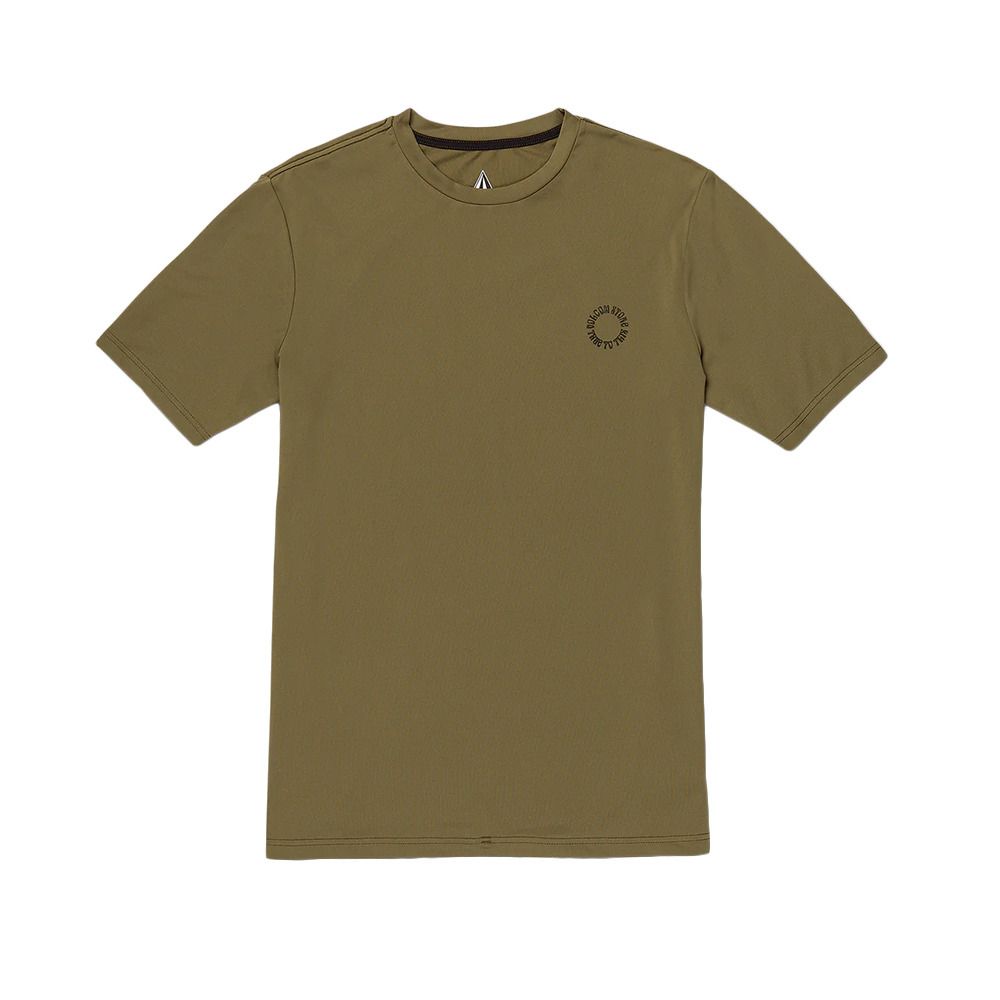 Volcom FAULTER - Rashguard Homme military