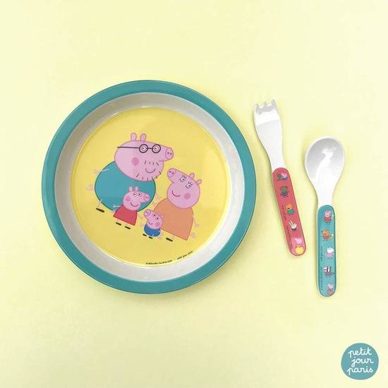 Assiette bébé   Peppa Pig        de               Petit Jour Paris