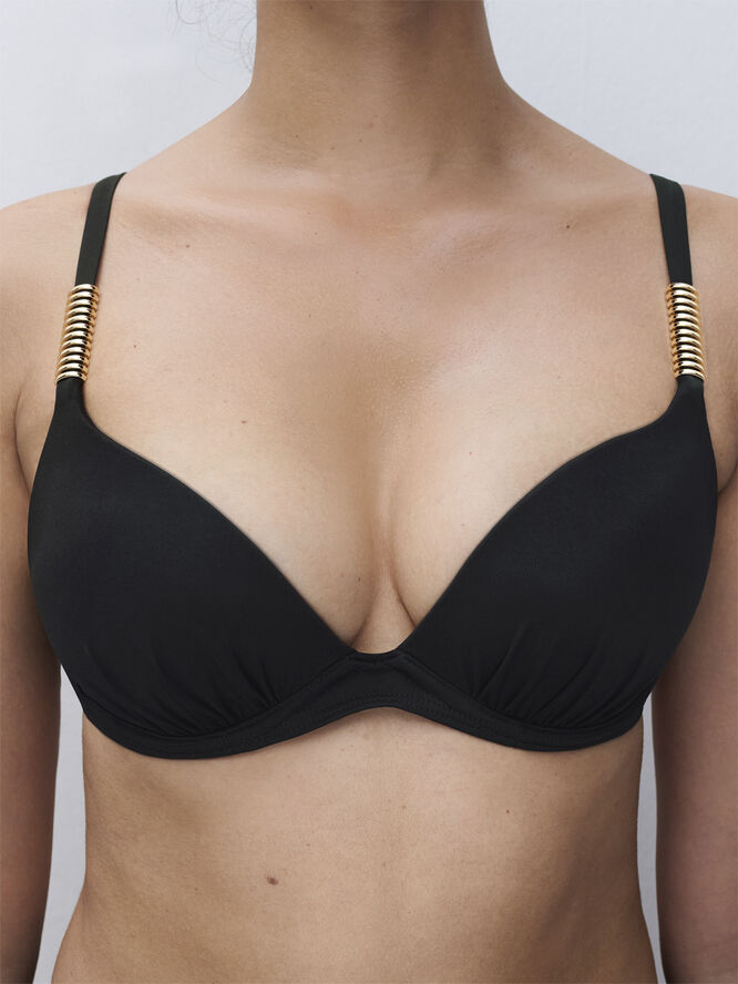 Chantelle Icon T-Shirt Push Bra Black