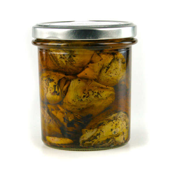 Petits artichauts grillés à l'huile d'olive - Carciofini Grigliati