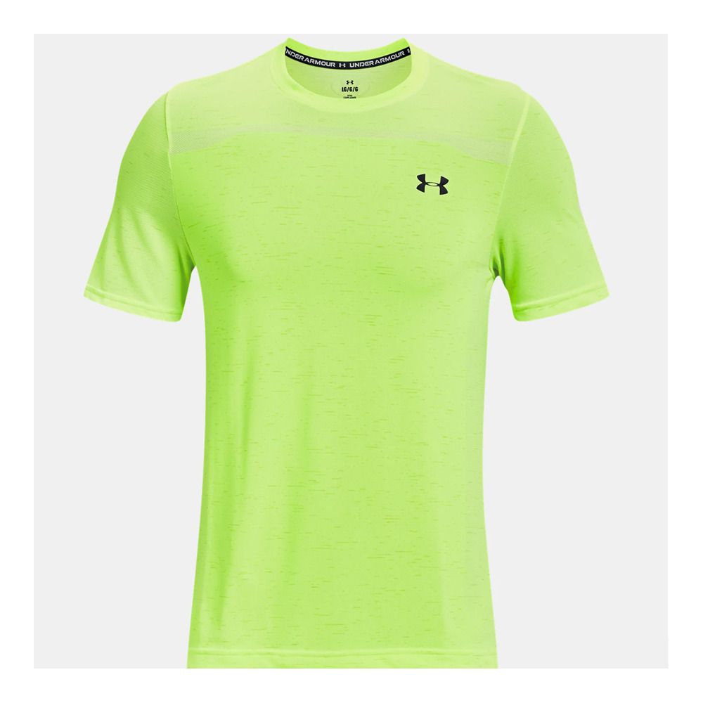 Under Armour UA SEAMLESS - Maillot Homme lime surge/black