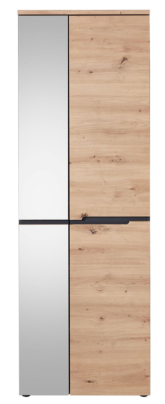 Garderobenschrank MEMPHIS 65 x 197 cm Artisan Eiche/ Graphitgrau