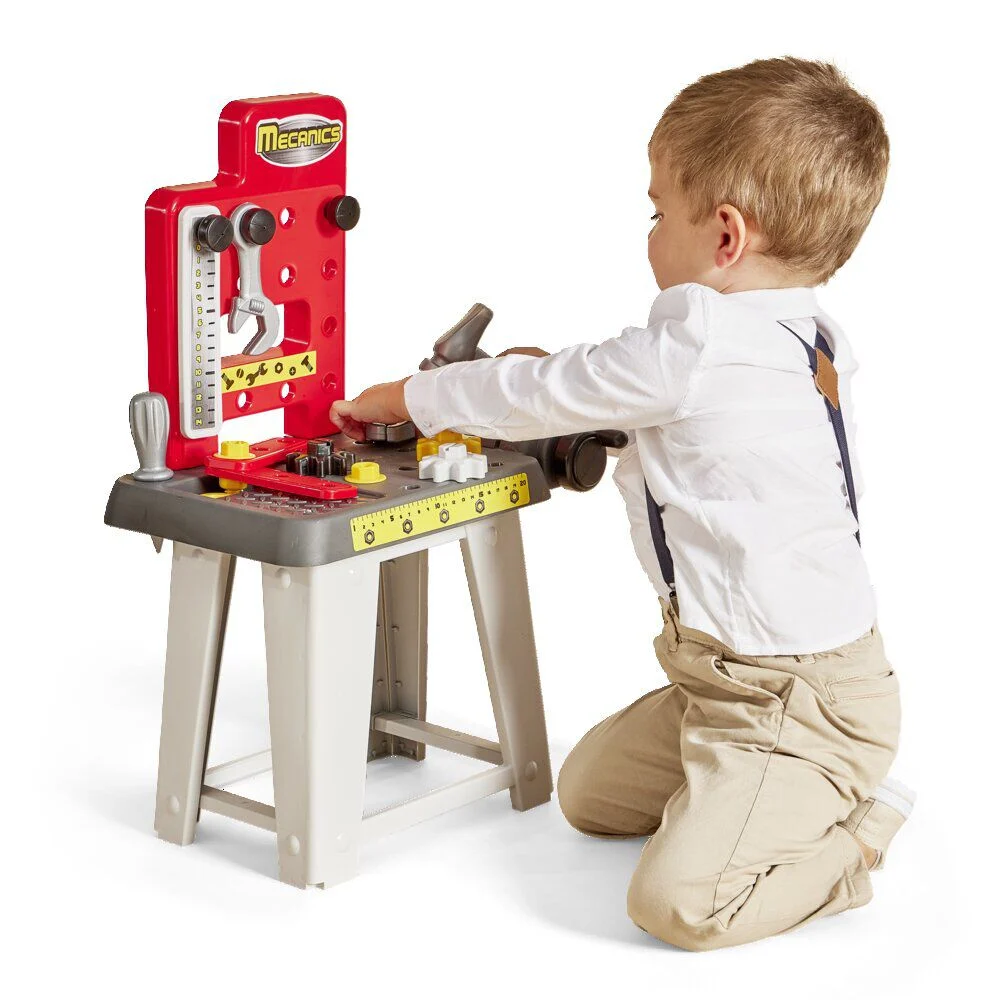 Etabli bricolage enfant avec 19 accessoires