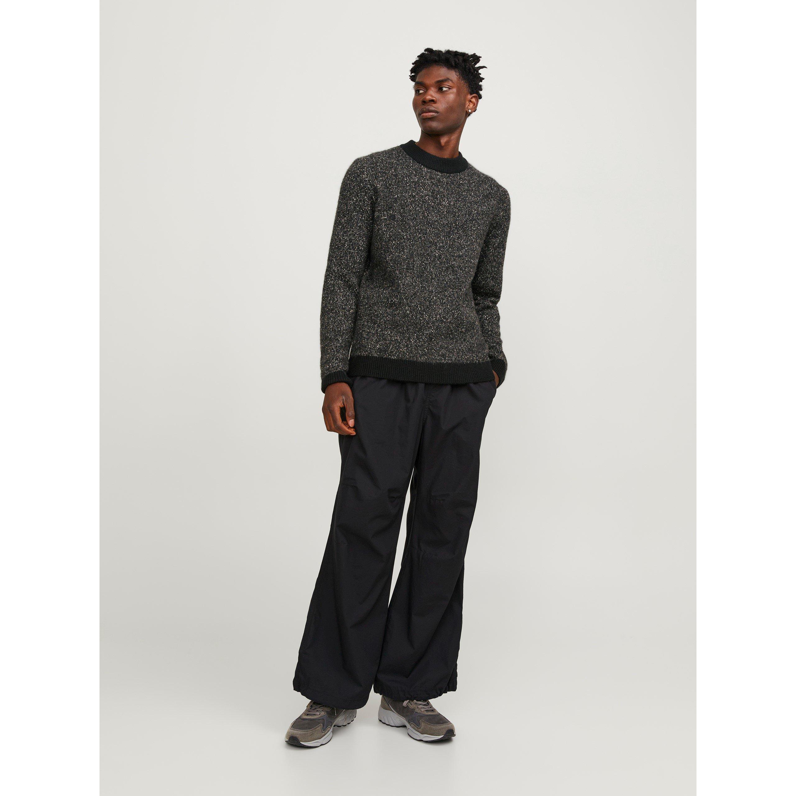 Jack and Jones Space Crew Neck Knitted Jumper Mens