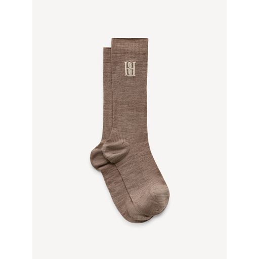 By Malene Birger Leiano Strømper, Warm Brown
