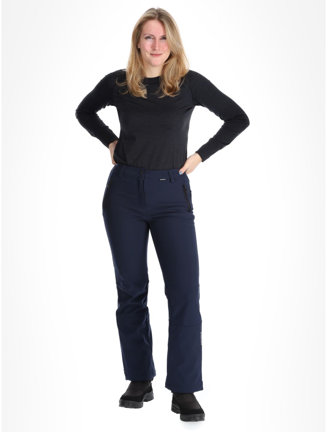 Frechen softshell skibroek dames  kort model