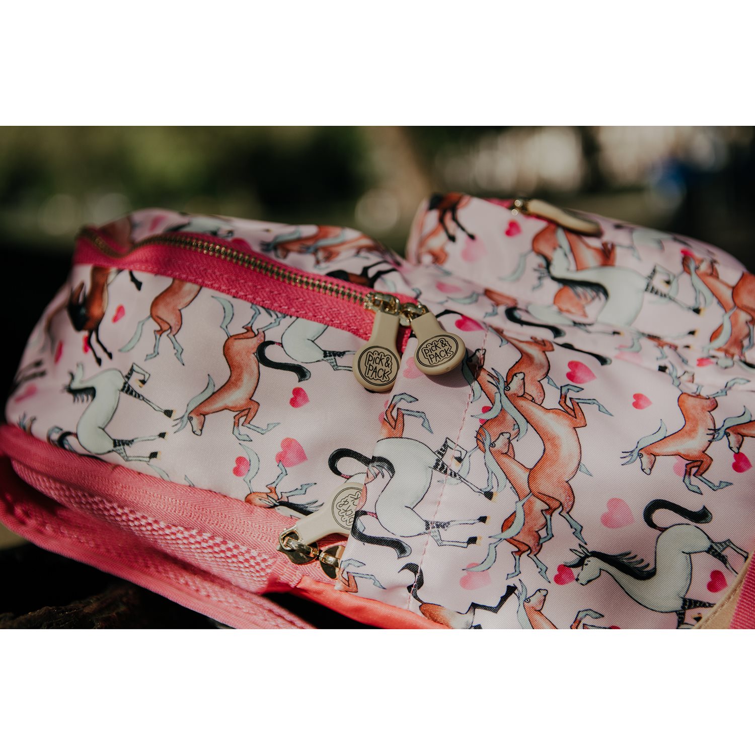 Pick & Pack Magic Horses Backpack M pink
