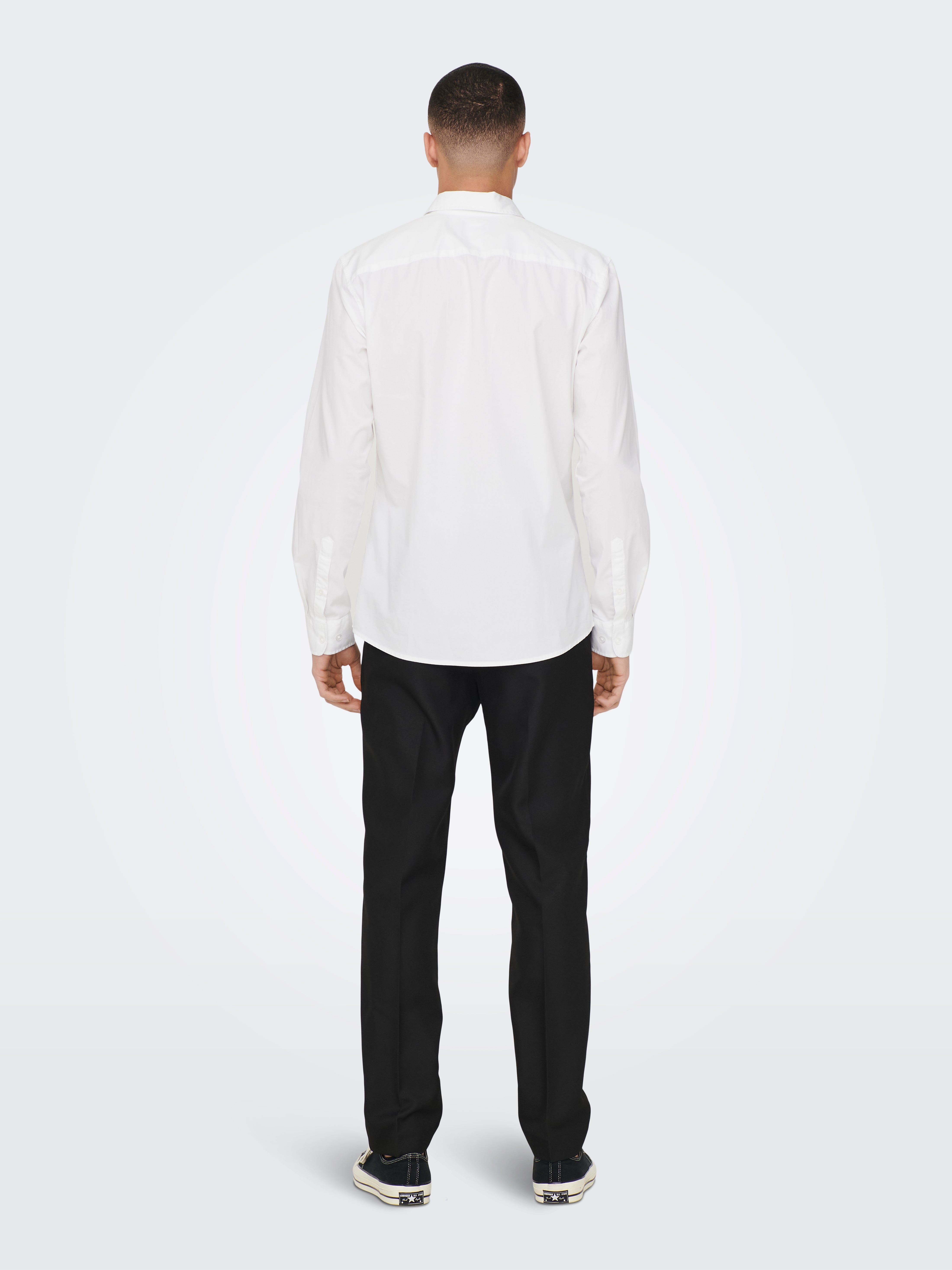 ONSANDY Popelin Hemd White