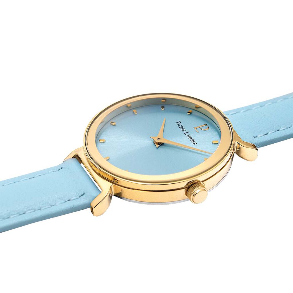Montre Pierre Lannier Ligne Pure Bleu