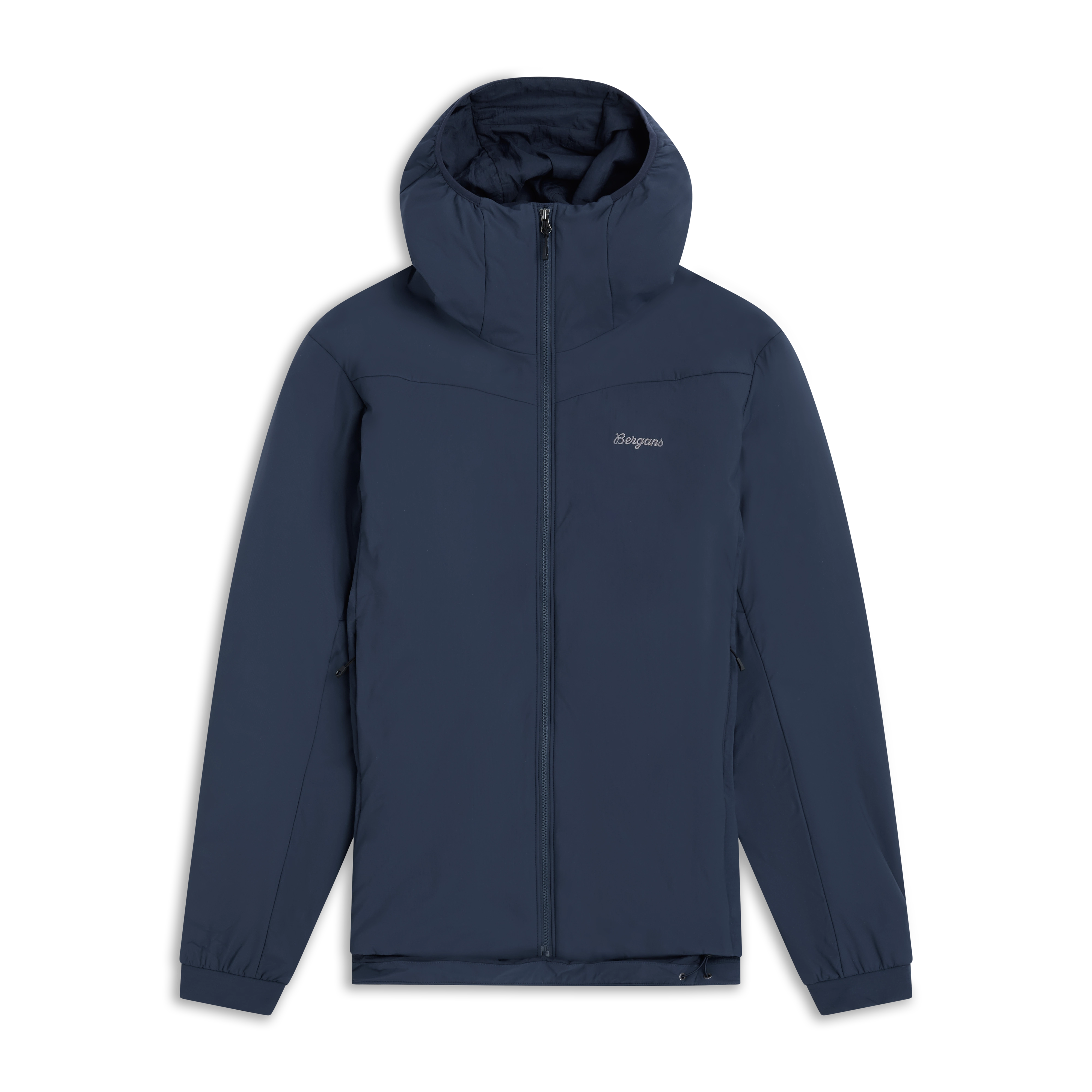 Holo Insulated Hood Jacket Men Navy Blue