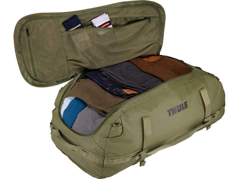 Thule Duffle Bag Chasm 130 l, Olivine Reisetasche und Rucksack in einem