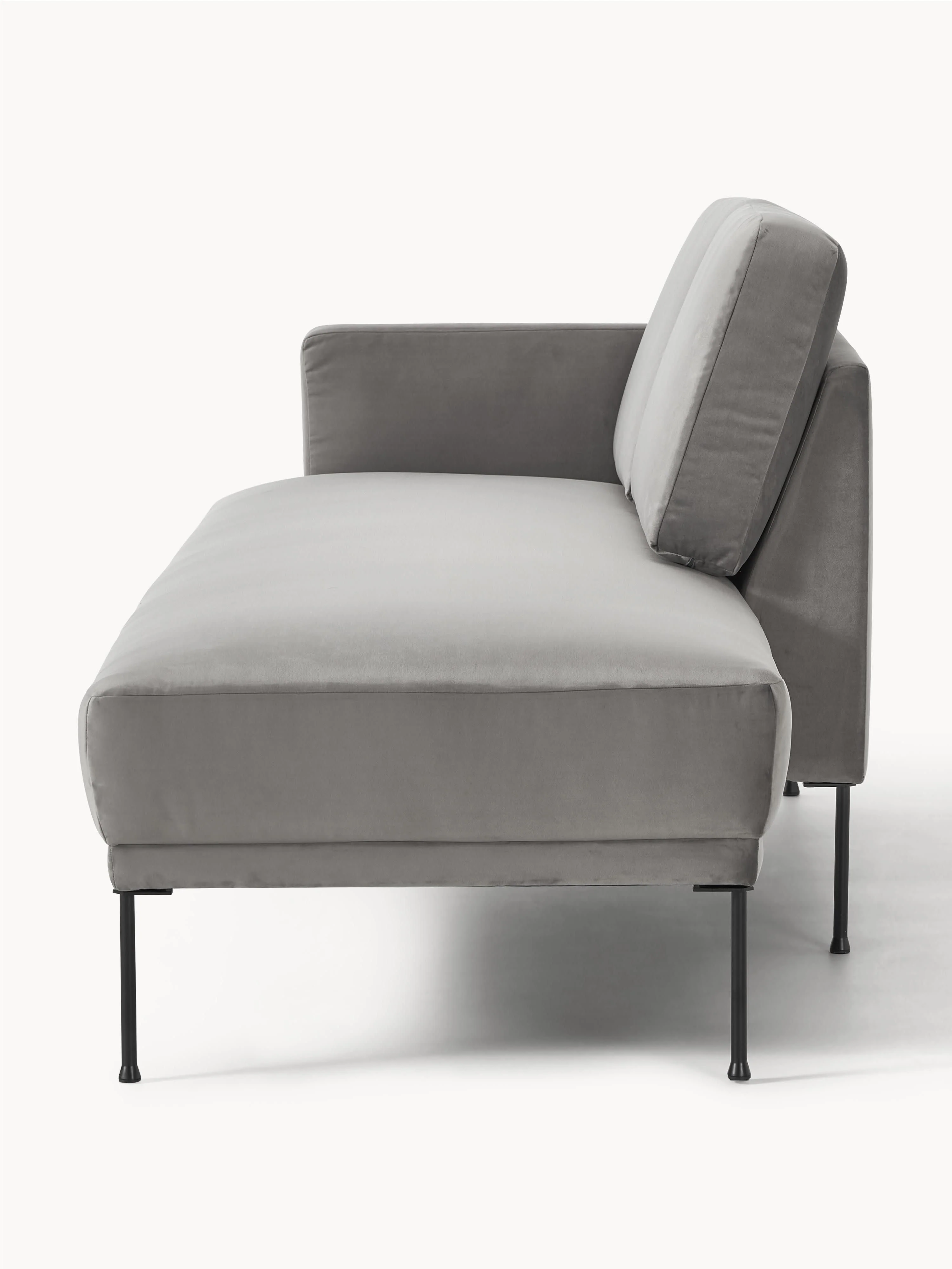 Fluwelen chaise longue Fluente