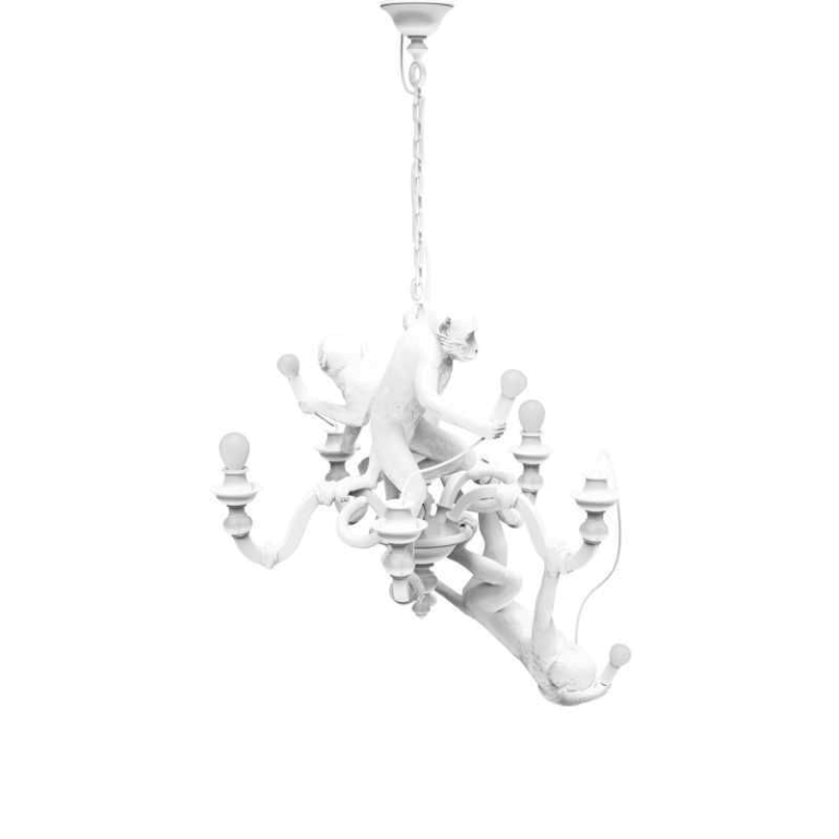 Seletti Monkey kroonluchter zwart