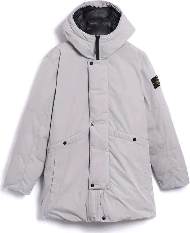 Stone Island, Heren, Mantels, Grijs, Maat: XL