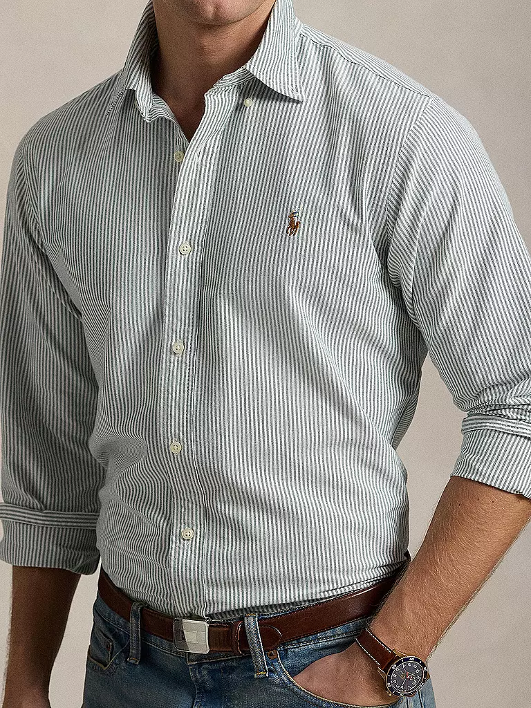 POLO RALPH LAUREN Hemd Regular Fit grün