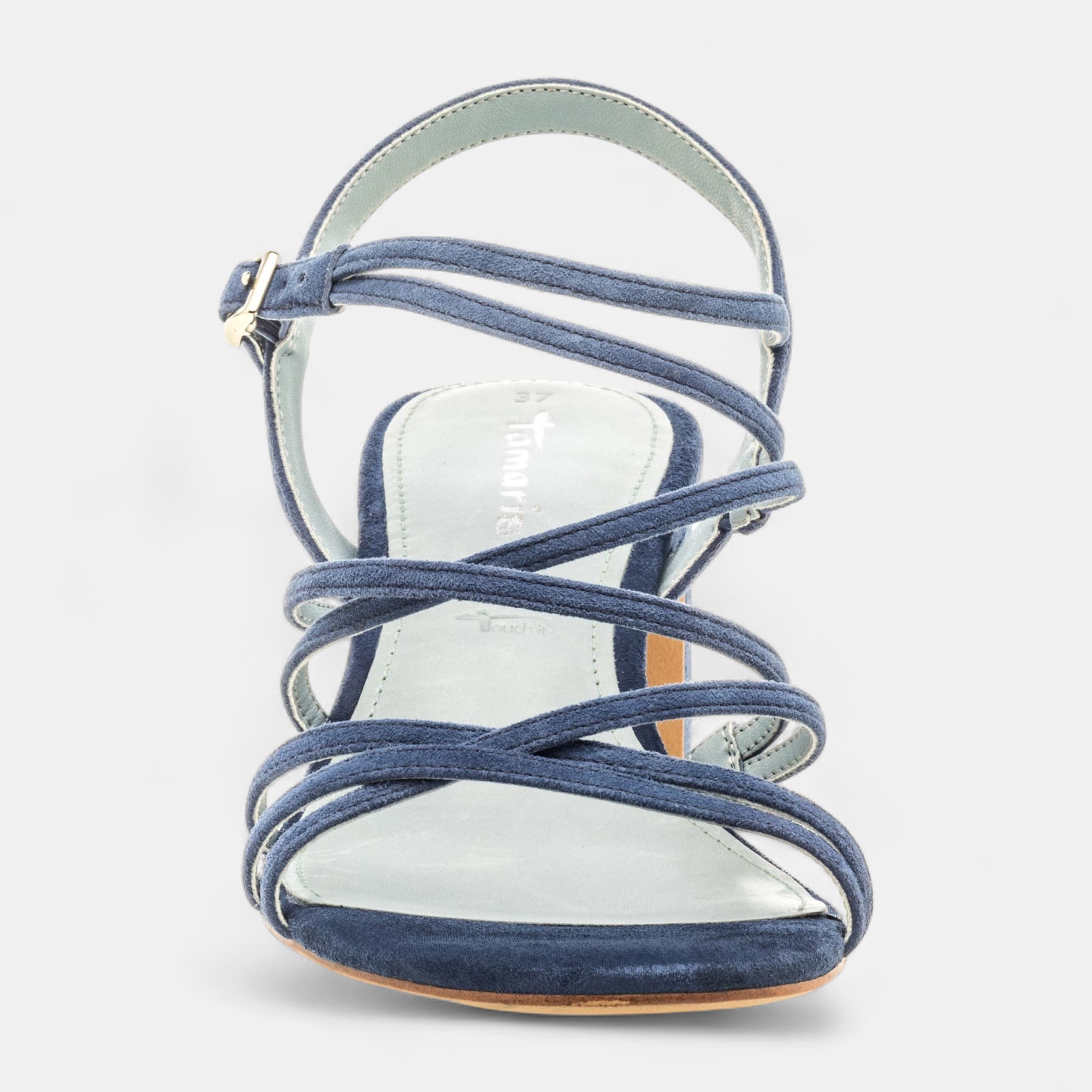 Nu-pieds à talon Femme bleu