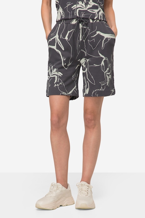 Jogging-Shorts, Sweat, Robben, Elastikbund
