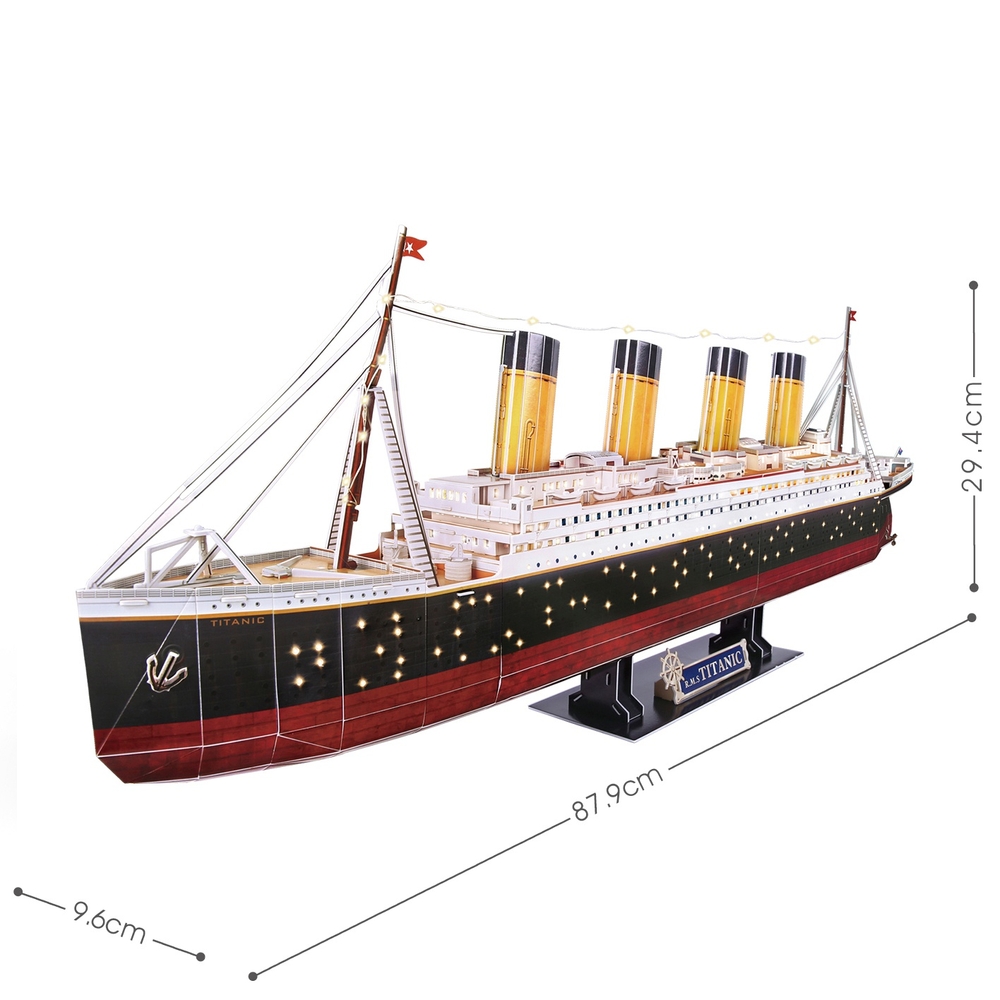 Titanic 3D-Puzzle mit Beleuchtung