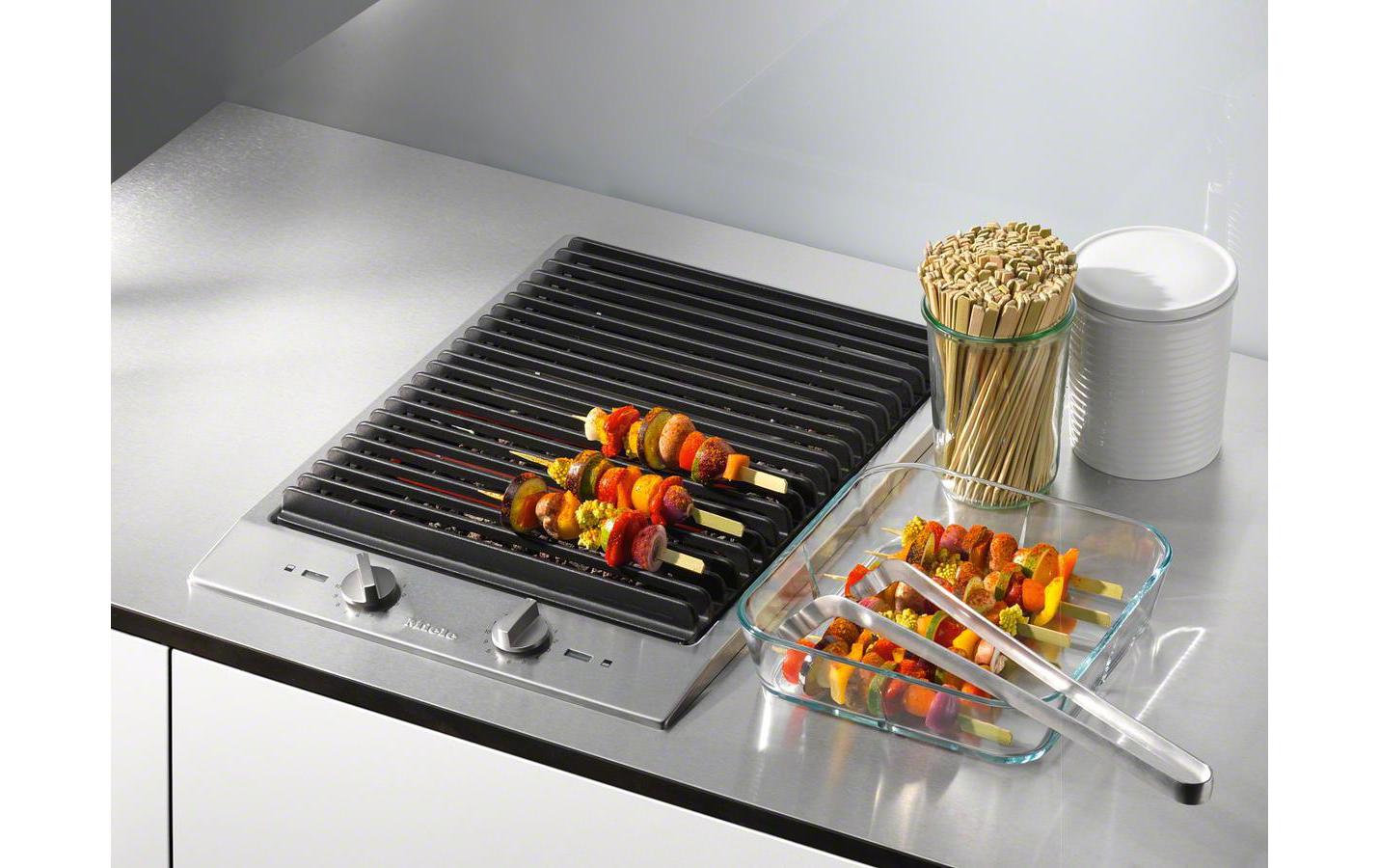 Gussgrill CombiSet CS 1322 BG Edelstahl<br>Gusseisen-Kochfeld mit 0 Herdplatten