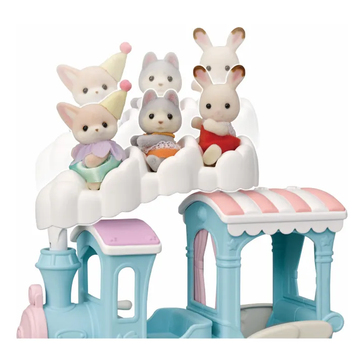 Sylvanian Families Le petit train à vapeur et bébé Fennec