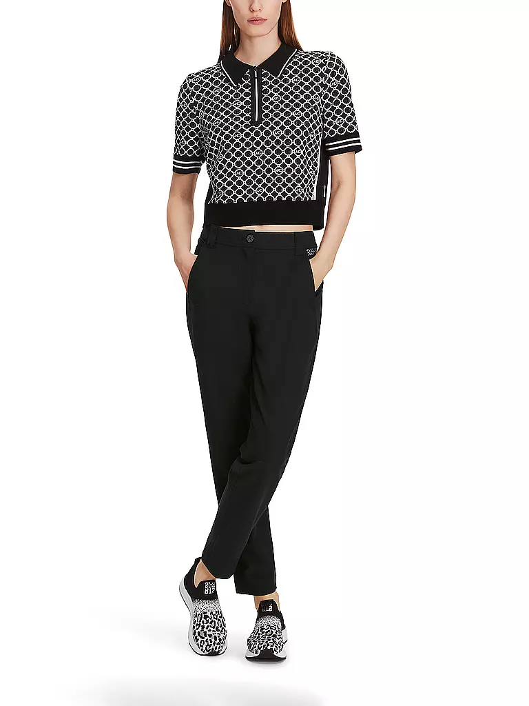 MARC CAIN Businesshose 7/8 SALTA schwarz