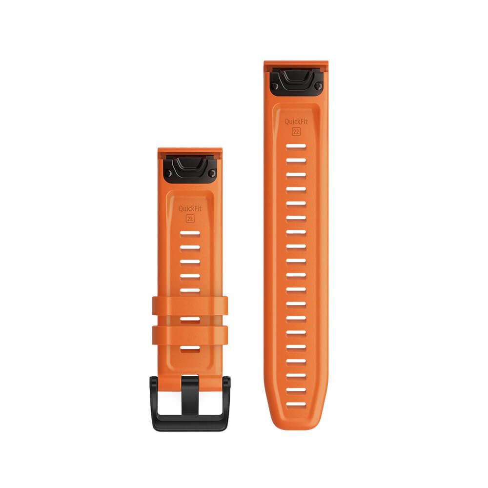Klokkereim 22mm Oransje
