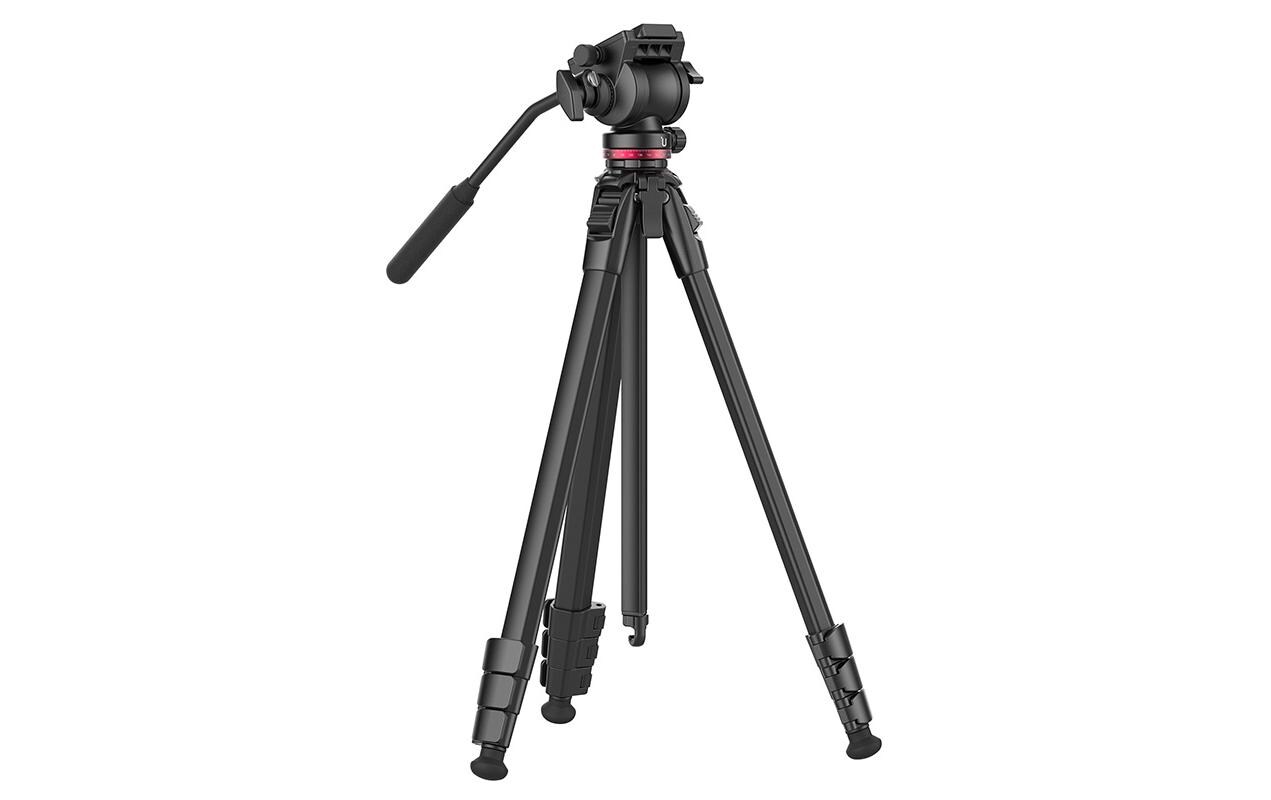 Reisestativ Ombra mit VideokopfEinsteiger Video Reisestativ für Fotografie, Video, Vlogging und Live-Streaming