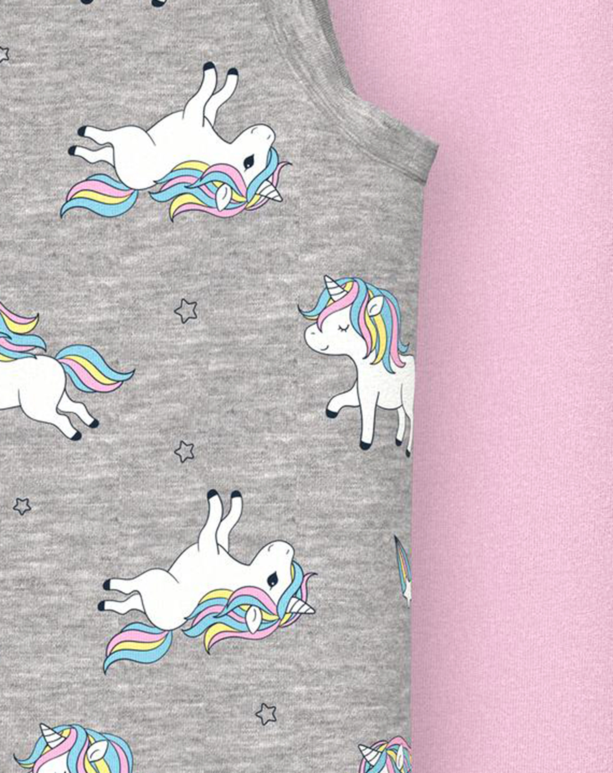 Unterhemd NMFTANK - UNICORN 2er-Pack in grey melange