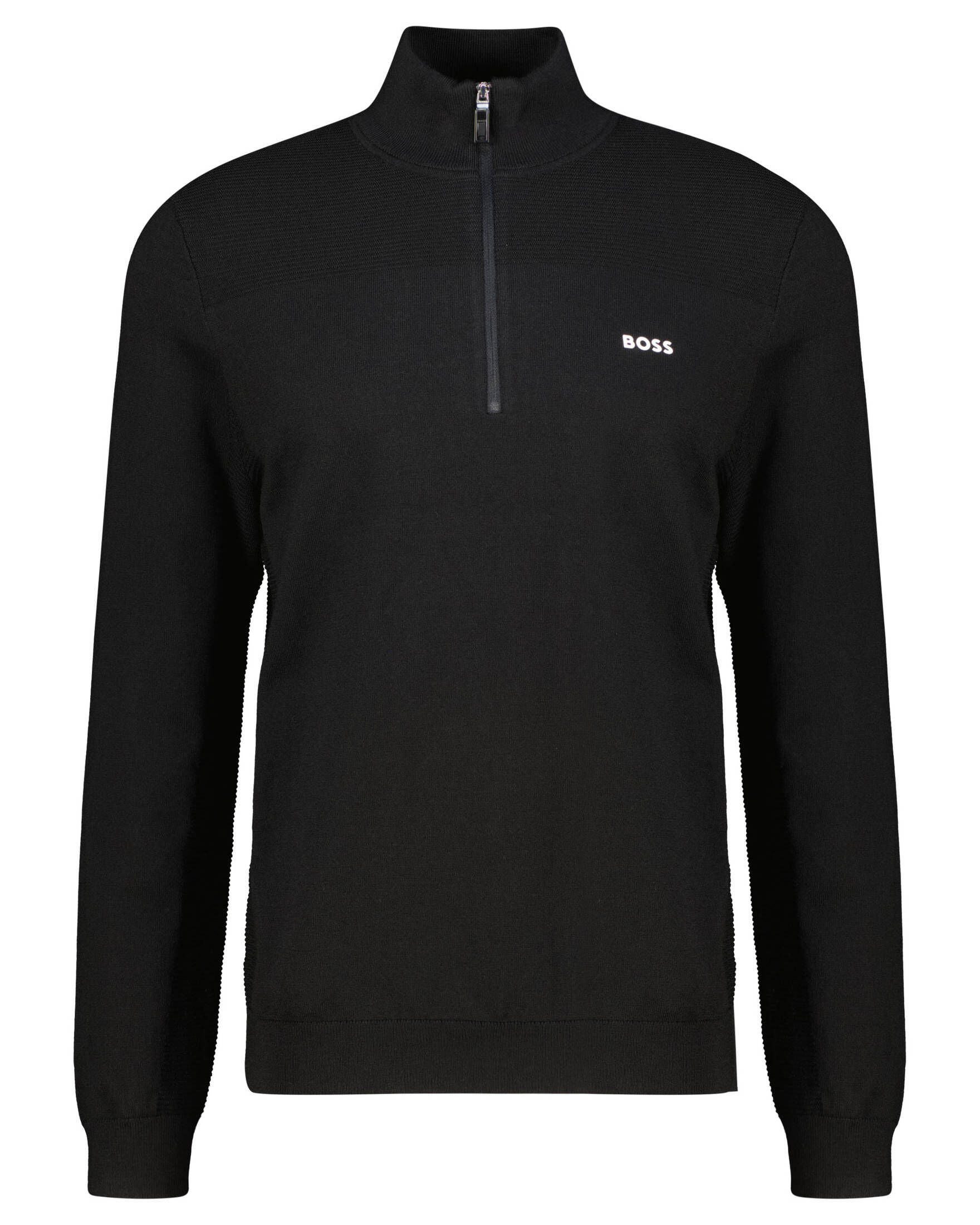 BOSS| Herren Strickpullover MOMENTUM-X_QZ mit Schurwolle