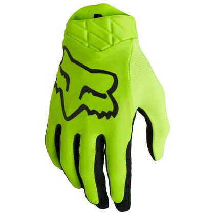 Gants cross Fox AIRLINE - FLUO YELLOW 2023 - Jaune