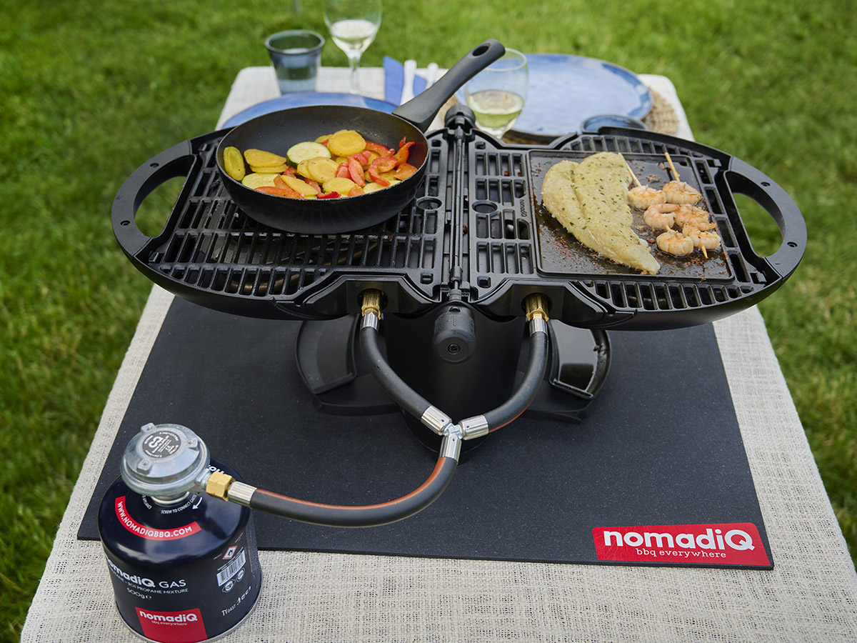 NomadiQ dichte grillplaat