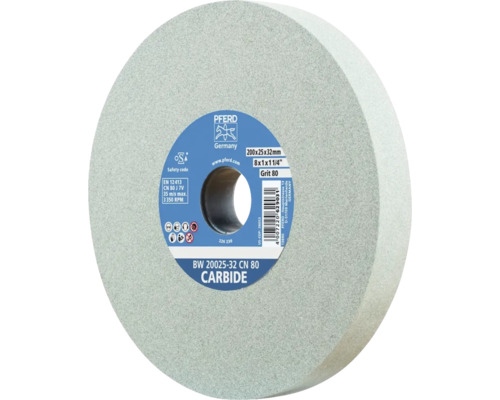 Slijpschijf PFERD Ø 200x25 mm Asgat-Ø 32 mm SiC K120