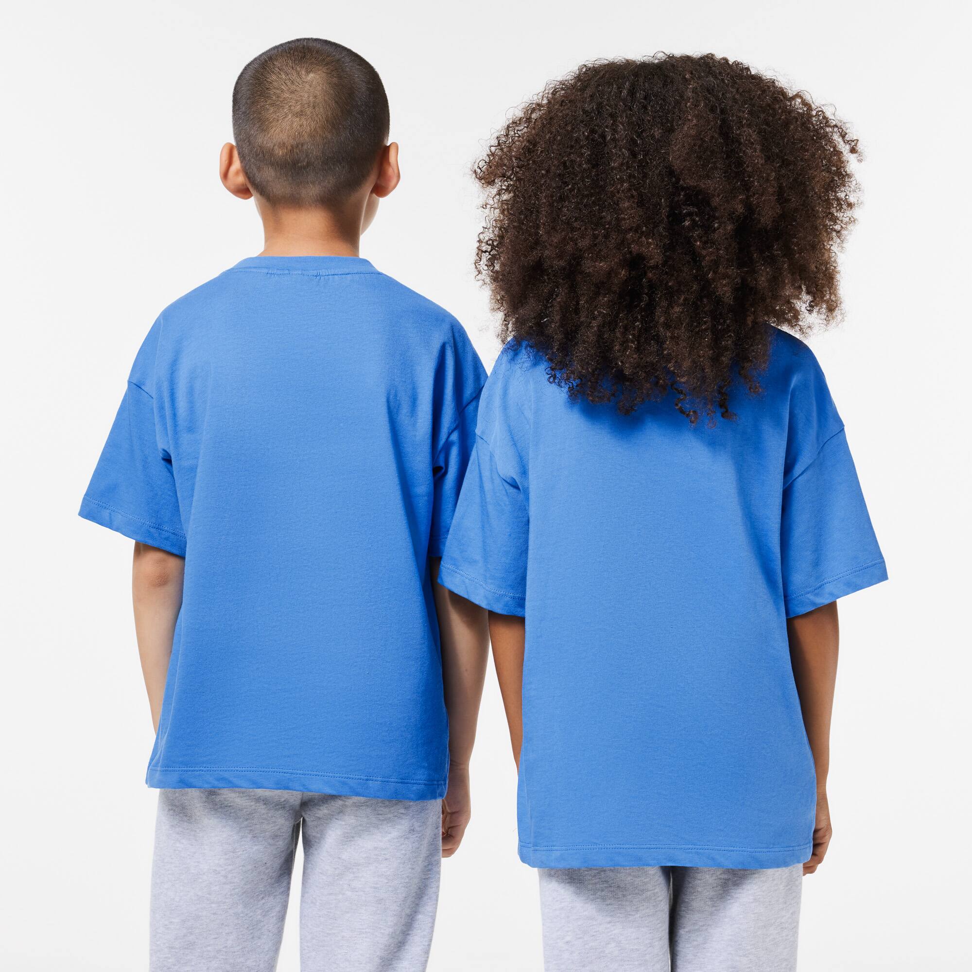 T-shirt avec imprimé mascotte T-Shirts & Chemises - Bleu - Lacoste - Enfant