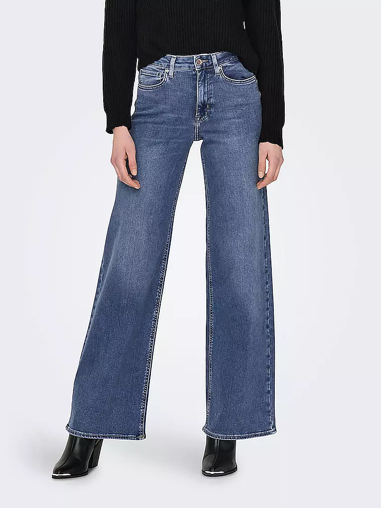 ONLY Highwaist Jeans Wide Leg ONLMADISON  blau