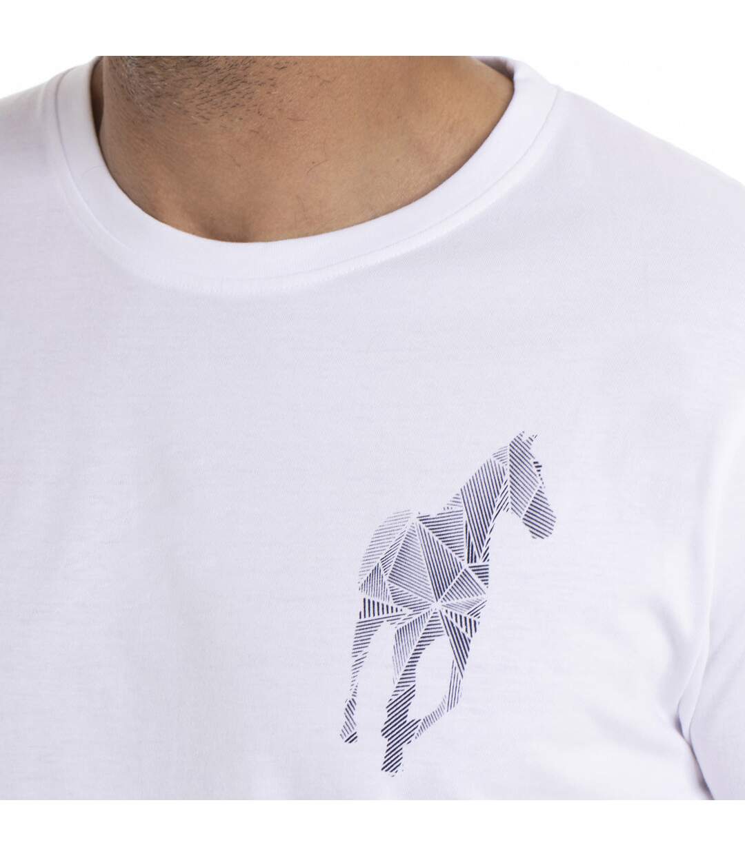 T-shirt manches courtes col rond coton TAHO